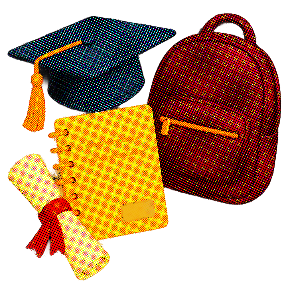 Backpacks and school supplies